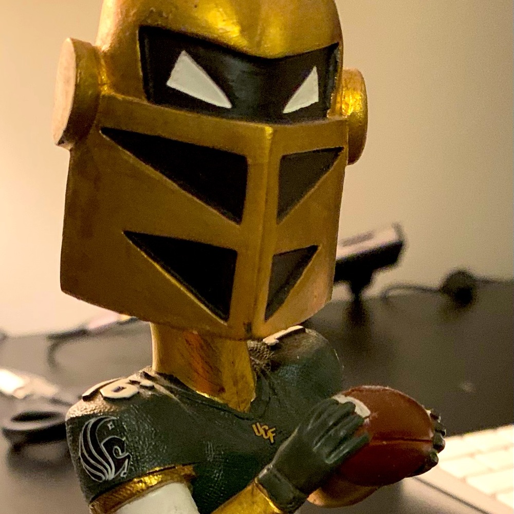 UCF Knightro Football Bobblehead
